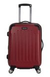 Kenneth Cole Reaction Renegade 20" Lightweight Hardside Expandable Carry-on Luggage In Scarlet Red
