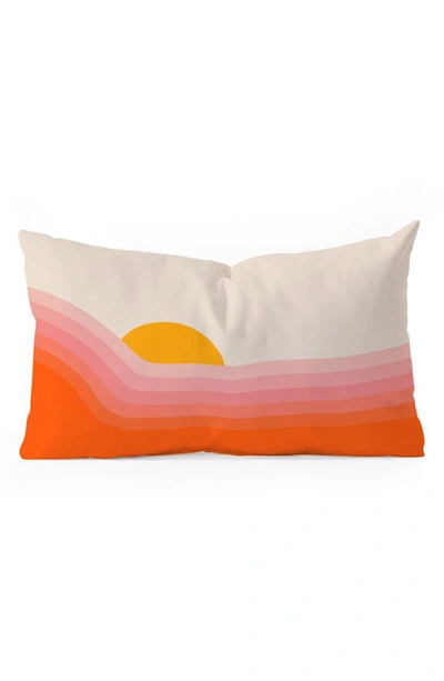 Deny Designs Circa78 Designs Strawberry Dipper Lumbar Throw Pillow In Multi