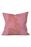 DENY DESIGNS PINK FUTURE BY GABRIELA FUENTE OUTDOOR THROW PILLOW