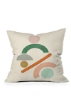 Deny Designs Mobile Shapes By Pauline Stanley Outdoor Throw Pillow In Multi