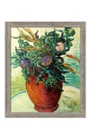 OVERSTOCK ART STILL LIFE WITH THISTLES BY VAN GOGH OIL REPRODUCTION ART
