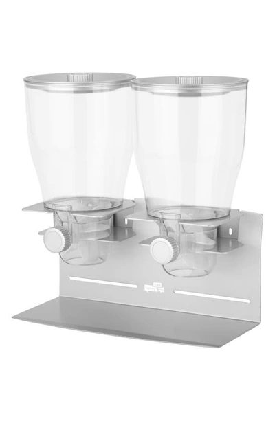Honey-can-do Double Commercial Cereal Dispenser In Silver