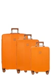 Bric's Ravenna Tsa Approved Lock Hardshell Spinner Luggage 3-piece Set In Orange