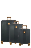 Bric's Ravenna Tsa Approved Lock Hardshell Spinner Luggage 3-piece Set In Grey