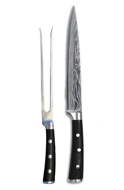 Berghoff International Antigua Carving Knife 2-piece Set In Black