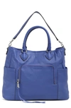 Aimee Kestenberg Sunbury Leather Tote Bag In Blue Iris