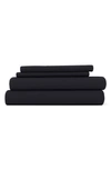Homespun Premium Ultra Soft 4-piece Bed Sheets Set In Black