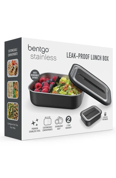 Bentgo Stainless Steel Lunch Box In Carbon Black