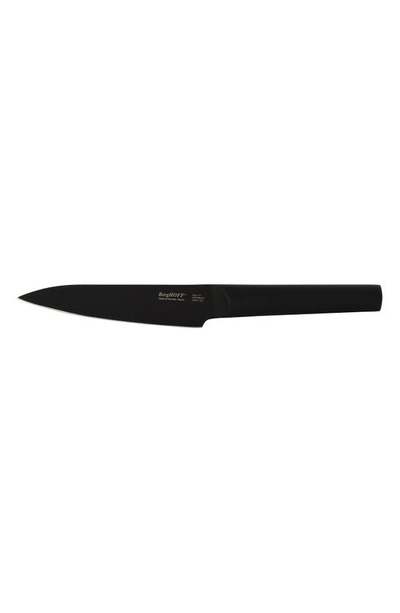 BERGHOFF BERGHOFF INTERNATIONAL RON BLACK NON-STICK TITANIUM STEEL 5" UTILITY KNIFE