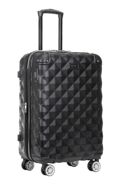 Kenneth Cole Reaction Diamond Tower 24" Hardside Spinner Luggage In Black