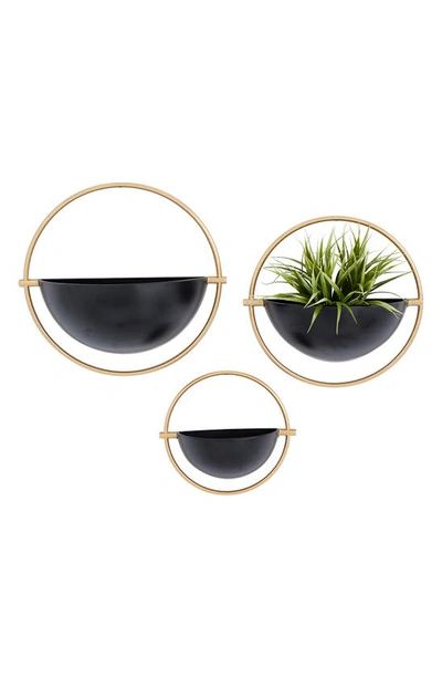 Vivian Lune Home Black Iron Wall Planter