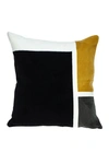 Parkland Collection Scalic Black Throw Pillow In Black