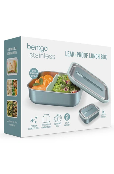Bentgo Kids' Stainless Steel Leak-resistant Lunch Box In Aqua