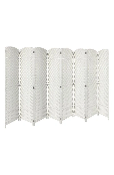 Sorbus 8-panel Room Divider In White