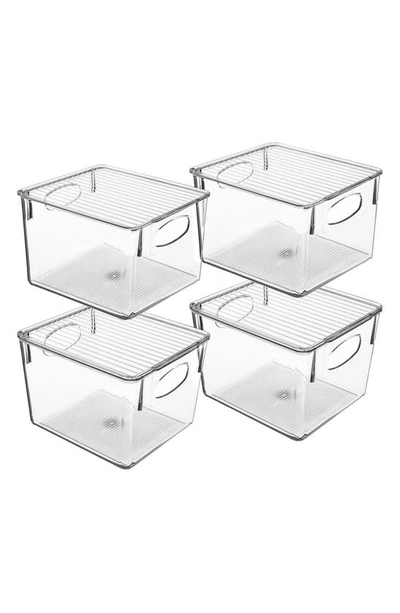 Sorbus Clear Fridge Bin In Nocolor