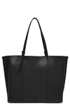 Thacker Kay Leather Tote In Black