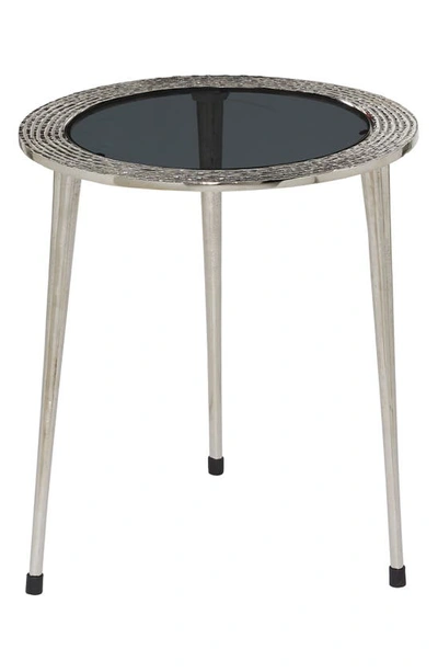 Vivian Lune Home Accent Table In Silver