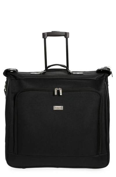 Geoffrey Beene Rolling Garment Bag In Black