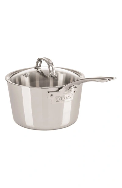 VIKING VIKING CONTEMPORARY 3.4-QUART STAINLESS STEEL SAUCE PAN WITH LID