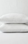 HOMESPUN HOME SPUN PLUSH DOWN ALTERNATIVE GEL FIBER PILLOWS