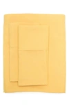 Homespun Solid Sheet 4-piece Set In Rattan