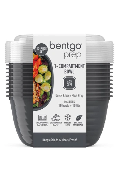 Bentgo Prep 1-compartment Meal Prep Containers In Graphite