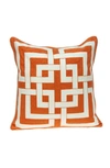 PARKLAND COLLECTION SIMBEL EMBROIDERED ACCENT PILLOW