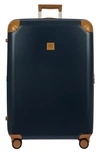 Bric's Amalfi 32" Spinner Suitcase In Blue/ Tan