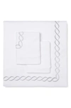 Melange Home 600tc Rope Embroidered 2-piece Duvet Set In Grey