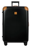 Bric's Amalfi 30" Spinner Suitcase In Black/ Tan