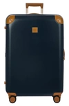 Bric's Amalfi 30" Spinner Suitcase In Blue/ Tan