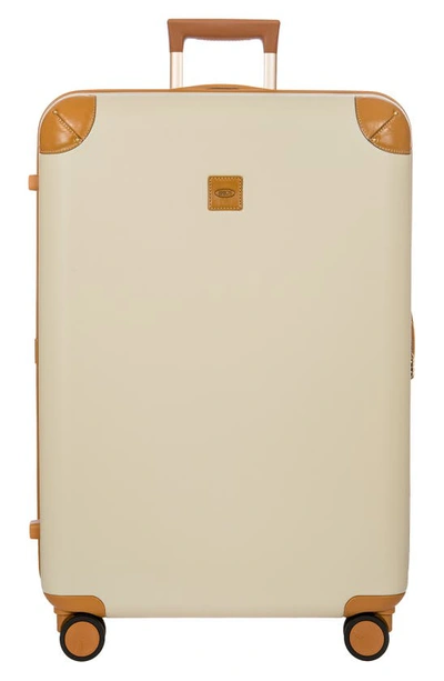 Bric's Amalfi 30" Spinner Suitcase In Cream/ Tan