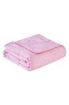 Bon Voyage Microfiber Travel Weighted Throw Blanket 5lb In Pink