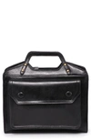 Old Trend Women's Genuine Leather Basswood Mini Tote Bag In Black