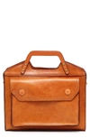 Old Trend Women's Genuine Leather Basswood Mini Tote Bag In Caramel