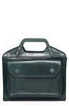 Old Trend Women's Genuine Leather Basswood Mini Tote Bag In Teal