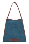 Old Trend Pine Hill Leather Tote In Teal