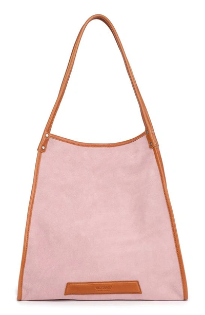 Old Trend Pine Hill Leather Tote In Blush