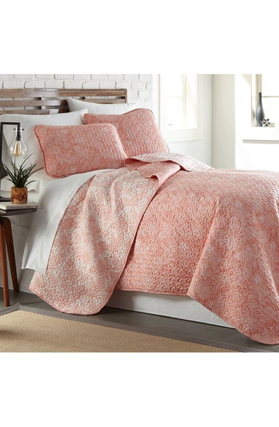 Southshore Fine Linens Perfect Paisley Collection In Coral