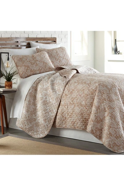 Southshore Fine Linens Perfect Paisley Collection In Taupe