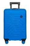 Bric's 21" Expandable Carry-on Spinner In Electric Blue