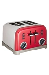 Cuisinart Cpt-180 Toaster, 4-slice Classic Brushed Chrome In Silver