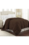 Southshore Fine Linens Vilano Down Alternative Comforter In Chocolate Brown