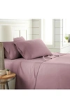 Southshore Fine Linens Premium Collection Pleated Extra Deep Pocket Sheet Set In Lavender