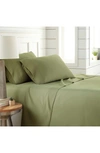 Southshore Fine Linens Premium Collection Pleated Extra Deep Pocket Sheet Set In Sage Green