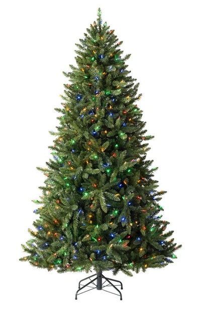Tree Classics By Balsam Hill Artificial Pre-lit Color Blast Balsam Spruce Tree In Green