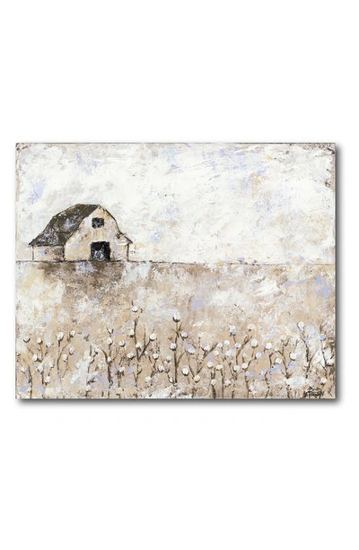 Courtside Market Cotton Farms 30"x40" Gallery-wrapped Canvas Wall Art In Multi Color