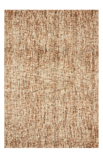 Loloi Harlow Wool Rug In Rust / Charcoal