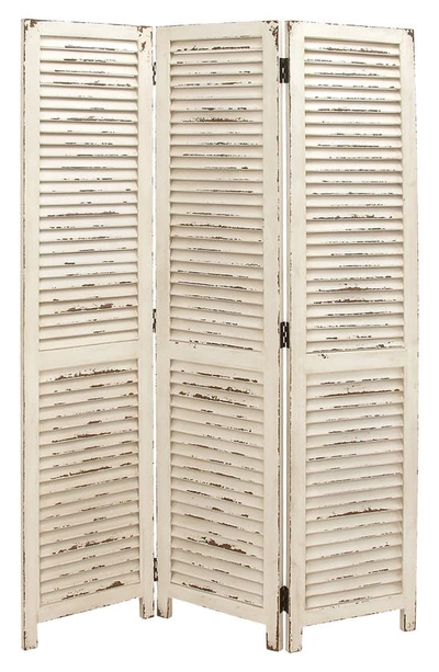 Sonoma Sage Home Cream Wood Divider