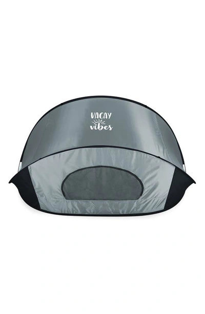 Picnic Time Manta Vacay Vibes Sun Shelter In Gray